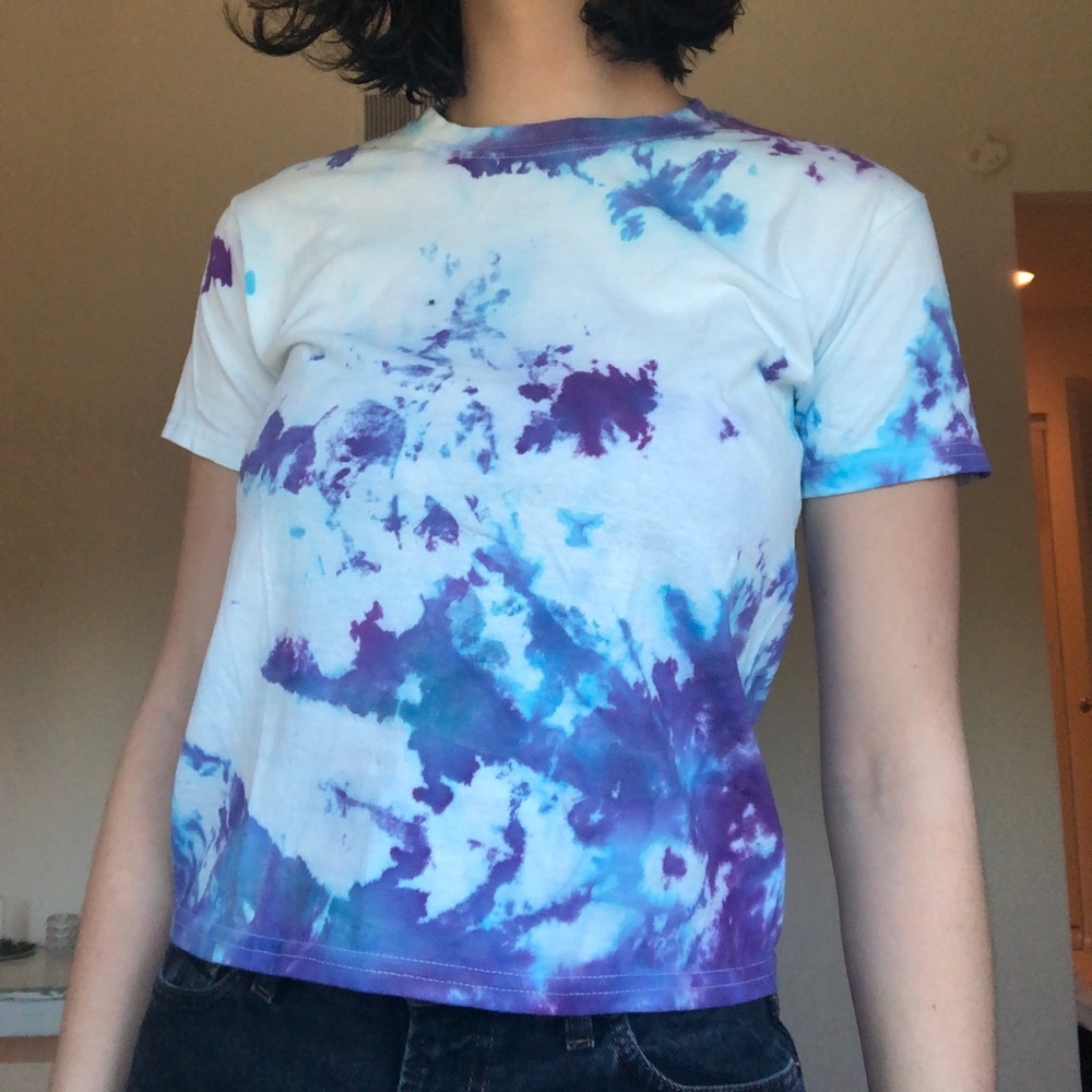 hand tie-dyed t shirt!